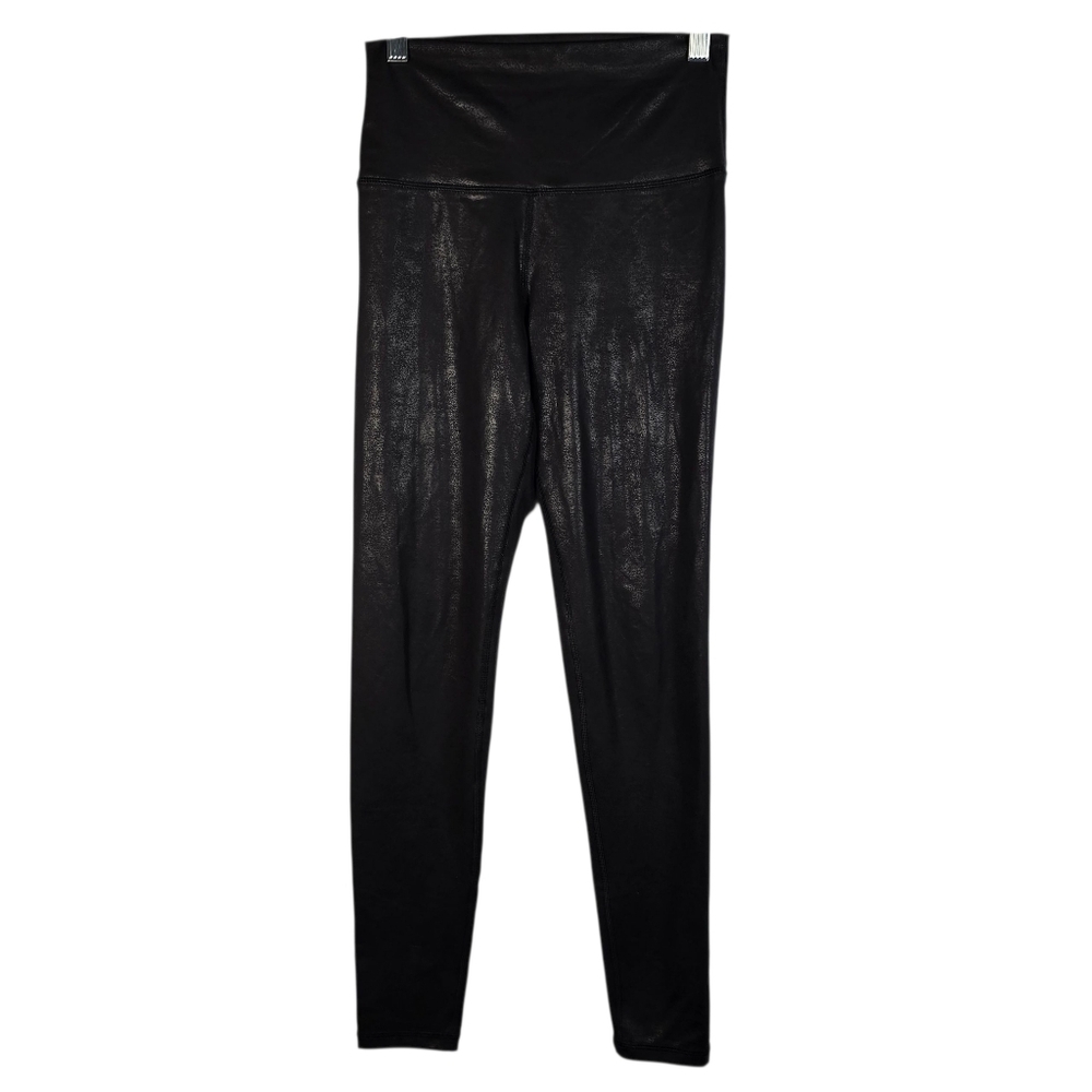 OFFLINE By Aerie The Hugger High Waisted Women's Black Foil Legging Size  Small